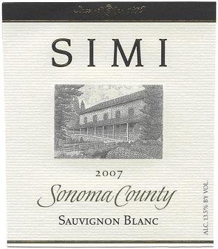Simi - Sauvignon Blanc Sonoma County NV